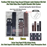 Seiko 18mm 20mm 22mm 24mm Watch Strap - Modern Leather Leather