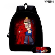 Túi Đeo Vai Đôi Roblox Forsaken Gubby 3D Mới Túi Sách Túi Đựng Bút Chất Liệu Polyester Túi Đeo Vai T