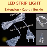 Plug EU Extension Cable AC240V Led Lantern 2pin Extension Cable AC240V Lantern String Buckle Clip Ho