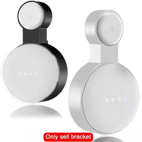 Socket Type Wall Mount Bracket Suitable for Google Home Mini (1st Gen)/Nest Mini (2nd Gen) Audio Wal