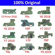 NEW USB Port Dock Charger Plug Socket Jack Connector Board Flex With Microphone For Huawei Y5 Y6 Y7 