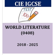 IGCSE World Literature Paper exam papers 2 & paper 3
