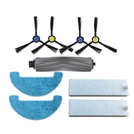 Compatible with ILIFE L100 A10 Robot Vacuum Cleaner Main Brush/Side Brush/Mop Cloth/Filter Accessory