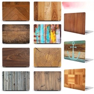 2022 New Wood grain Print Case Shell for Macbook Air13 M4  A3240 A3113 Air15 A3114 M2 Pro13 A2338 M1