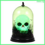 Halloween Skull Lights Lantern Lamp LED Pumpkin Witch Candles  chenu