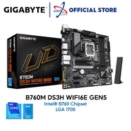 GIGABYTE B760M DS3H WIFI6E GEN5 DDR4 LGA1700 Motherboard Intel I3-13100 / I5-12400 / 14400F / 14400 