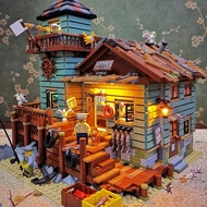 Lego Building Block House Villa Fisherman Hut Model Building Large Adult Difficult Assembling Boy To