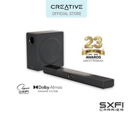 Creative SXFI Carrier - Dolby Atmos® Speaker System Soundbar with Wireless Subwoofer and Super X-Fi®