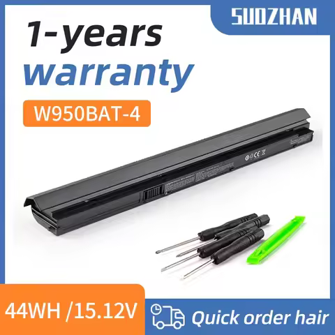 SUOZHAN 14.8V 32Wh/15.12V 44WH W950BAT-4 New Laptop Battery For Clevo 6-87-W95KS-42F 6-87-W95KS 4ICR