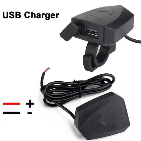 Electric Bicycle USB Charger Waterproof 57x45mm DC 12-24V E-bike Phones Charger USB Charger Output 5