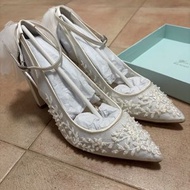 正版Bella Belle 結婚 婚鞋 EASTON Ivory Lace Heels (3