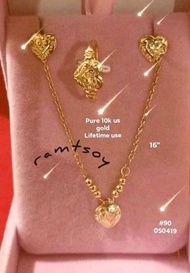 10k  pure gold filled  set