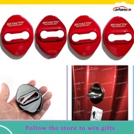 For Mazda 3 6 CX5 CX3 CX30 Steel Car Door Lock Cover Protection Sticker Car Accessories Cover Decoration 4pcs