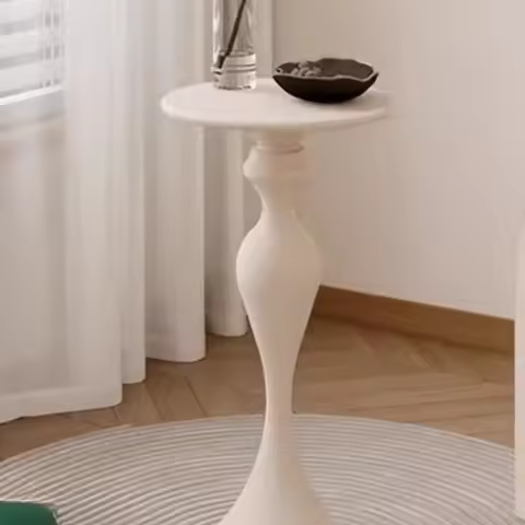 Nordic Table Round Coffee Table Living Room Luxury Coffee Table Decoration Accessories Stainless Ste