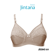 Jintana เสื้อชั้นใน (ไม่เสริมโครง) รุ่น Basic Bra รหัส JB2843 สีเบจ