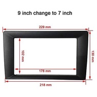 Frame universal adapter 9/10 inch Changes to 7 inch 2 Din TY-sww