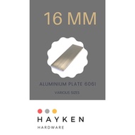 Hayken Aluminium Flat Bar Aluminium Plate Sheet (16mm)