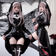 [Vampire Nun Costume] Gothic Halloween Outfit - Plus Size Available