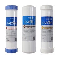 Set of 3 RO Water Filter Elements No. 1, 2, 3, Replacement Filter Elements for Home Water Purifiers