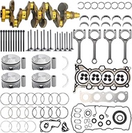 G4NH 2.0L Engine Piston Gasket Rebuild Kit w/Crankshaft & Rods for Hyundai Kia Tucson Veloster Kia F