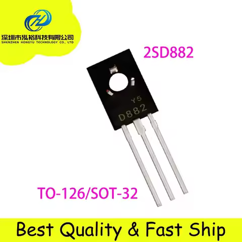 20 Pcs/Lots 2SD882 SD882 D882 882 TRANS NPN 30V 3A SOT32 TO-126 IC In Stock