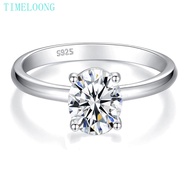 Oval Cut 1-3 CT Real Moissanite Ring 18K Gold Plated S925 Silver For Women Men Wedding Engagement Fi
