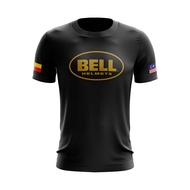 T-Shirt Mat Moto B3ll Tees with Custom State Flag Malaysia Short Sleeve Lengan Pendek Kain Jersey Mi