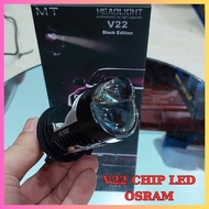 V22 ULTRA Super bright Led headlights for cars and motorbikes, H4 pin, 60W capacity.