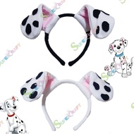 Dalmatian Headband Dalmatian Dog Headband Dalmension Dog Doggy Puppy Costume