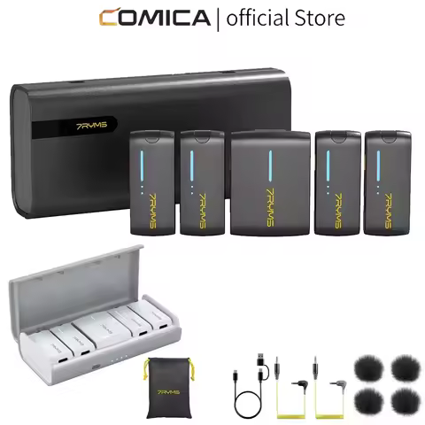 7RYMS IRay DW40 Four-channel Lavalier Wireless Microphone 4 Audio Tracks Individual Output Noise Can