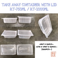 RT-750ML TAKE AWAY CONTAINER WITH LID 50pcs±