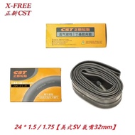 Genuine New CST Inner Tube [Boxed 24] 24 * 1.5/1.75 American SV Nozzle 24 x 1.5/1.75 Bicycle [U26-22