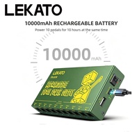 LEKATO 10 Isolated Guitar Effects Power Supply Large-Capacity Battery DC 9V Stable Power Supply