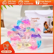 Ready Stock Laundry Beads pods Detergent Liquid Capsule Ball Washing Machine Powder Laundry Soap Perfume Laundry Ball Softener Detergent Washing Detergent Ball (30pcs/pack)