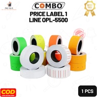 (1 SLOP contains 10 ROLLS) Price Label Roll Combo OPL-5500 1 Line –Pro.write