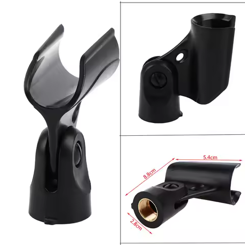 Universal Microphone Clip For Shure Mic Holder Handheld Microphone Wireless/Wire Fixed Head Micropho