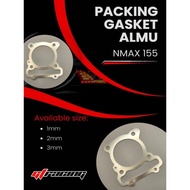 Packing block NMAX Aerox 155 GF Racing Thailand 1MM 2MM original aluminum block Packing