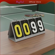 MagiDeal Flip scoreboard, easy to read manual scoreboard, 2-digit Cardboard Stand