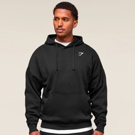 Shark GYMSHARK Men American Style Hooded Sweatshirt Casual Sports Home Hoodie Sweatshirt Unisex