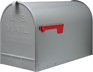 Gibraltar ST2000AM Stanley Post-Mount Mailbox, XL, Gray Steel - Quantity 1