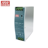 EDR-120-24 | MEAN WELL DIN Rail Switching Power Supply 24V 5A 120W รับประกัน 2 ปี ออกใบกำกับภาษีได้