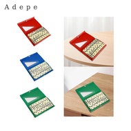 Adepe Dominos Set Table Game Family Game Fun Game Night Educational Toy 28 Pieces Double Six Dominos