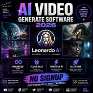 AI Video Generate Software 2026 | Leonardo AI | Unlimited Plan | Plug & Play | No Signup
