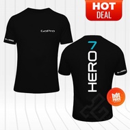 T-Shirt Tee Cotton 160GSM Unisex New GoPro Go Pro 7 Action Camera Be a Hero Logo SS Short Sleeve Big
