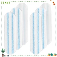 TEAMY Reusable Microfiber Mop Pad, Washable Cotton Flat Mop Replacement Cloth, Durable Removable Lar