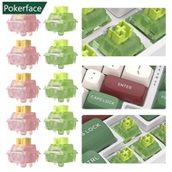 POKERFACE 10/20/30Pcs Silent Peach V3 Switch Lubed Silent Lemon V3 Switches Mechanical Keyboard Line