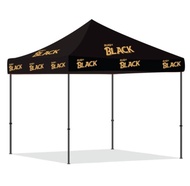 tenda lipat branding 3x3 cover / cover tenda promosi / tenda stand / tenda kerucut hanya atap saja tanpa besi