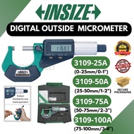 INSIZE Digital Outside Micrometer 3109-25A (0-25mm) / 3109-50A (25-50mm) / 3109-75A (50-75mm) / 3109