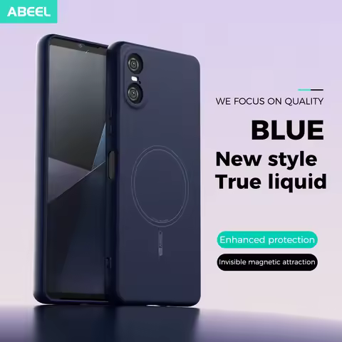 For Sony Xperia 10VI Case New Magnetic Skin Feeling Liquid Silicone Drop-proof Cover For Xperia 10 V