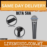 Shure BETA 58A Supercardioid Dynamic Vocal Microphone ( BETA-58A / BETA58A )